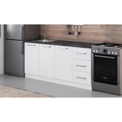 Minar 180 Cm Mutfak Dolabı Beyaz 180-B2-Alt Modül