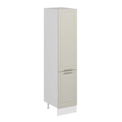 Alvinka Mutfak Modül Mbr_C 45-H210Cm Boy Dolabı Beyaz Kumtaşı