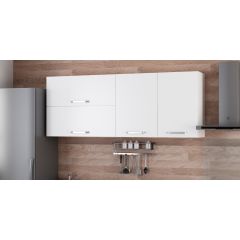 Minar 185 Cm Mutfak Dolabı Beyaz 185-B2-Üst Modül