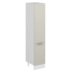 Alvinka Mutfak Modül Mbr_C 45-H222Cm Boy Dolabı Beyaz Kumtaşı