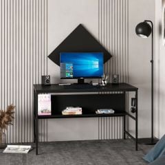 Minar Greta Çalışma Masası Modül1 - Mat Siyah