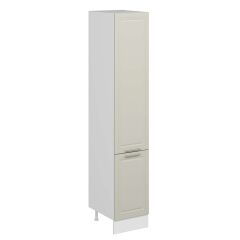 Alvinka Mutfak Modül Mbr_C 45-H240Cm Boy Dolabı Beyaz Kumtaşı