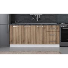 Minar 190 Cm Mutfak Dolabı Beyaz Dore 190-D1-Alt Modül