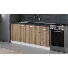 Minar 190 Cm Mutfak Dolabı Beyaz Dore 190-D1-Alt Modül