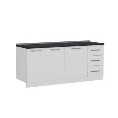 Minar 195 Cm Mutfak Dolabı Beyaz 195-B1 -Alt Modül