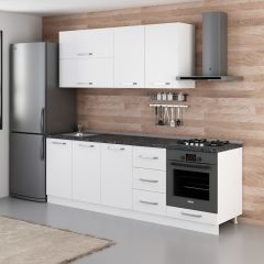 Minar 240 Cm Mutfak Dolabı Beyaz 240-B4