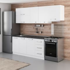 Minar 240 Cm Mutfak Dolabı Beyaz 240-B5