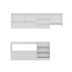 Minar 240 Cm Mutfak Dolabı Beyaz 240-B8