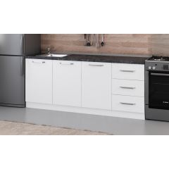 Minar 200 Cm Mutfak Dolabı Beyaz 200-B2-Alt Modül