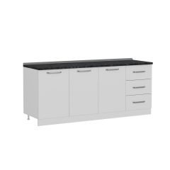 Minar 200 Cm Mutfak Dolabı Beyaz 200-B2-Alt Modül