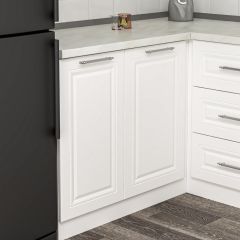 Minar 145Cm Köşe Mutfak Dolabı Beyaz K145-Mcb1