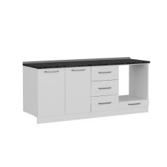 Minar 200 Cm Mutfak Dolabı Beyaz 200-B3-Alt Modül