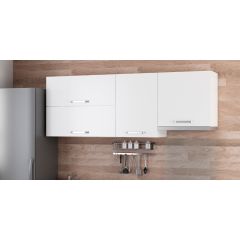 Minar 200 Cm Mutfak Dolabı Beyaz 200-B7-Üst Modül