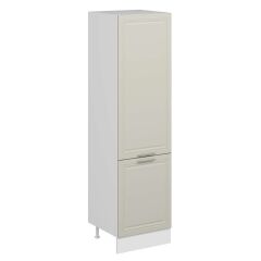 Alvinka Mutfak Modül Mbr_C 60-H222Cm Boy Dolabı Beyaz Kumtaşı