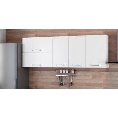 Minar 205 Cm Mutfak Dolabı Beyaz 205-B2-Üst Modül