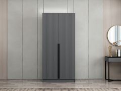 Kale Plus 2 Mebran Kapaklı Dolap Antrasit Mebran