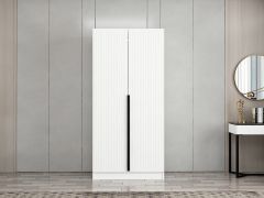 Kale Plus 2 Mebran Kapaklı Dolap Beyaz Mebran