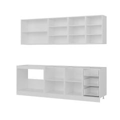 Minar 245 Cm Mutfak Dolabı Beyaz 245-B1