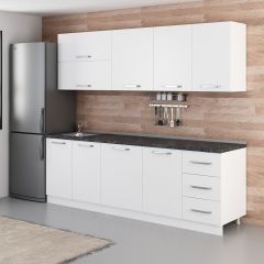 Minar 245 Cm Mutfak Dolabı Beyaz 245-B2