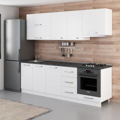 Minar 245 Cm Mutfak Dolabı Beyaz 245-B6