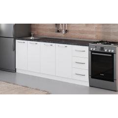 Minar 210 Cm Mutfak Dolabı Beyaz 210-B2-Alt Modül