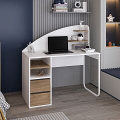 Mirel Çalışma Masası - Beyaz/Rahle