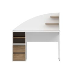 Mirel Çalışma Masası - Beyaz/Rahle