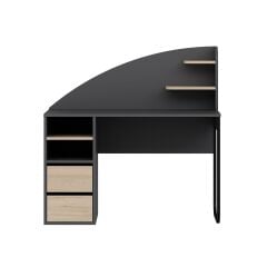 Mirel Çalışma Masası - Antrasit/Derin Sepet