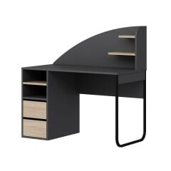 Mirel Çalışma Masası - Antrasit/Derin Sepet