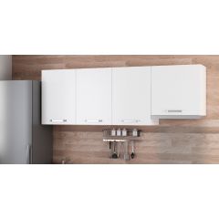 Minar 210 Cm Mutfak Dolabı Beyaz 210-B7-Üst Modül