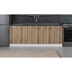 Minar 210 Cm Mutfak Dolabı Beyaz Dore 210-D2-Alt Modül