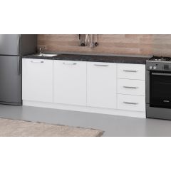 Minar 215 Cm Mutfak Dolabı Beyaz 215-B2-Alt Modül