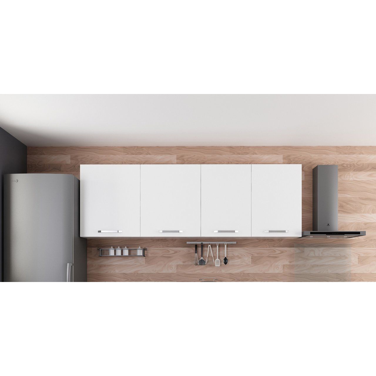 Minar 220 Cm Mutfak Dolabı Beyaz 220-B1-Üst Modül