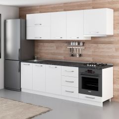 Minar 250 Cm Mutfak Dolabı Beyaz 250-B8