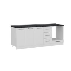 Minar 220 Cm Mutfak Dolabı Beyaz 220-B4-Alt Modül