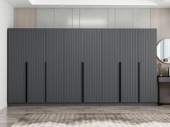 Kale Plus 8 Mebran Kapaklı 4Ç Dolap Antrasit Mebran