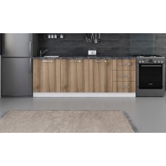 Minar 220 Cm Mutfak Dolabı Beyaz Dore 220-D1-Alt Modül