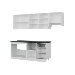 Minar 250 Cm Mutfak Dolabı Beyaz Dore 250-D4